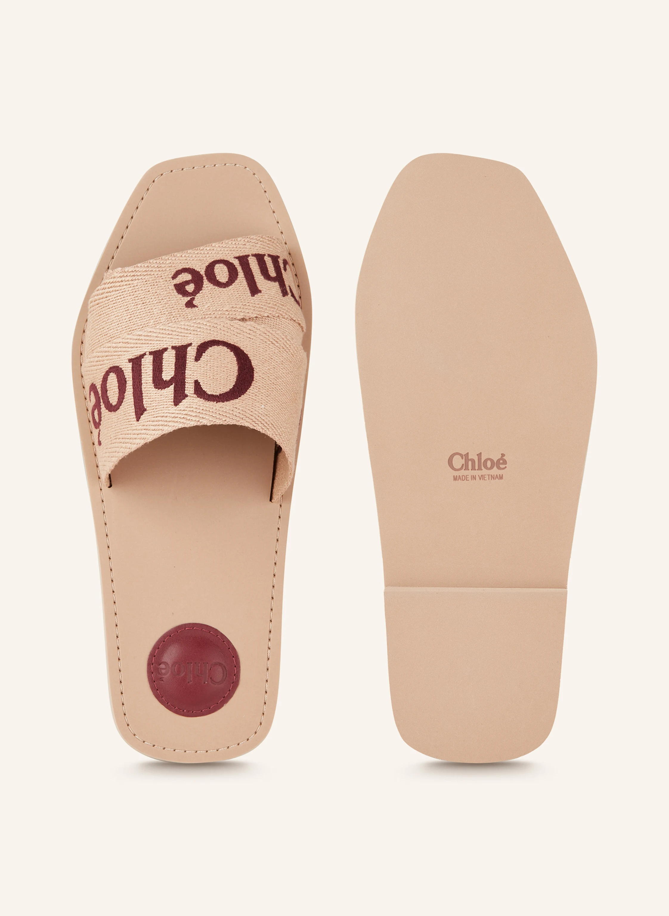 Chloé Pantoletten WOODY
