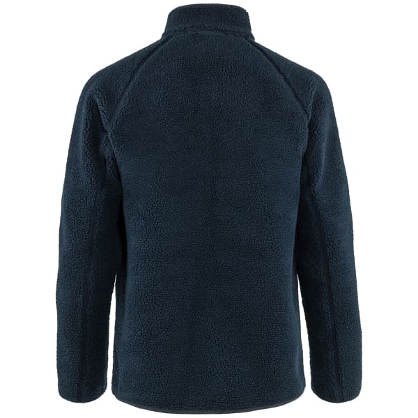 Veste polaire randonnée FJALLRAVEN VARDAG PILE FLEECE M NAVY