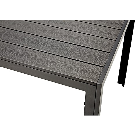 Carlton havebord med 4 Carlton stole - sort