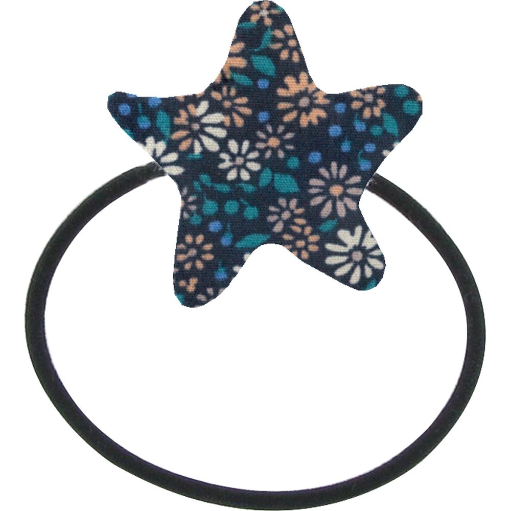 Elastique Cheveux Étoile Paquerette Marine