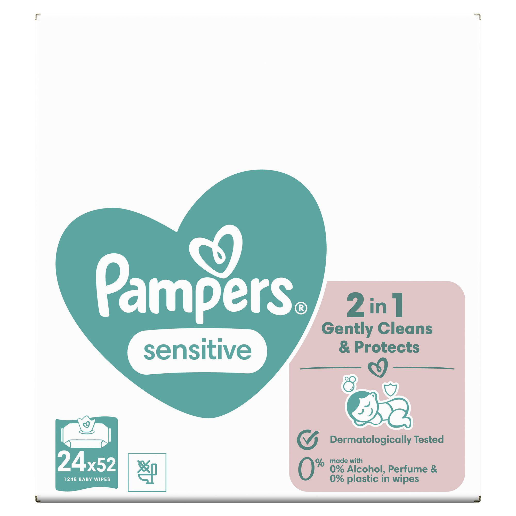Pampers 24 x 52 Babydoekjes