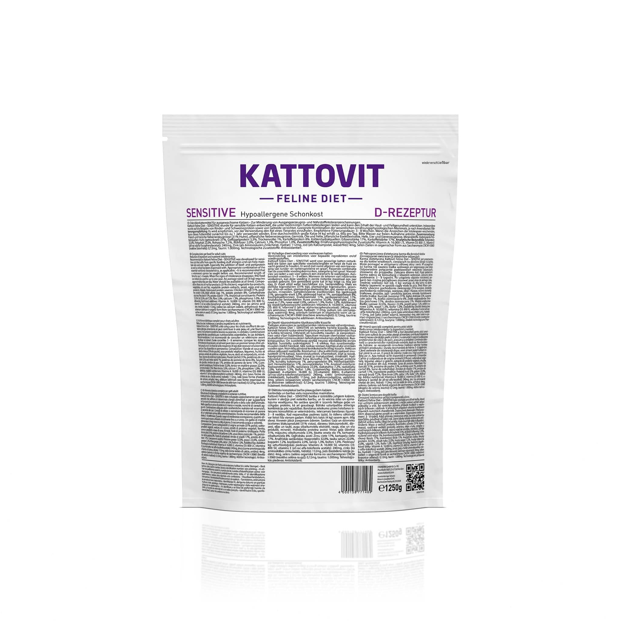 KATTOVIT Sensitive Trockenfutter