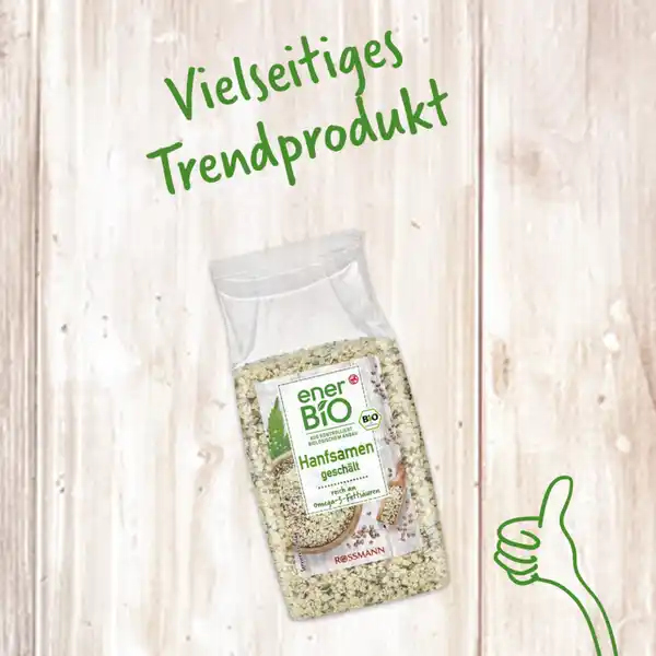 Hanfsamen geschält