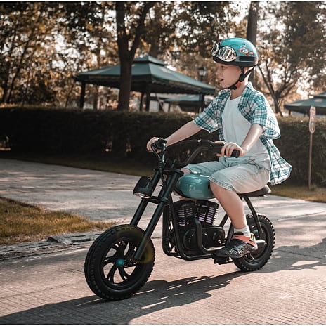 Hyper gogo pioneer 12 plus elektrisk motorcykel 24 V
