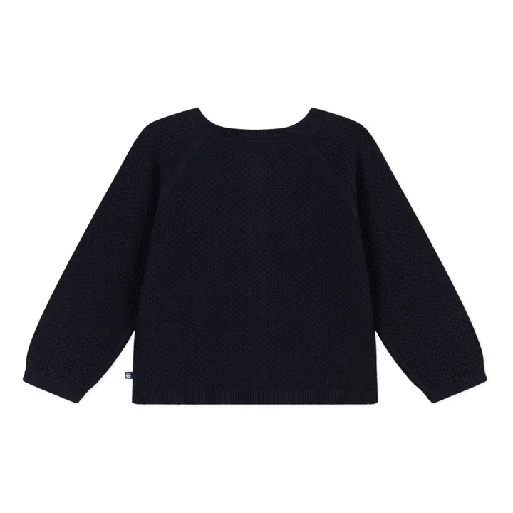 Petit Bateau Cardigan Tricot | Bleu marine
