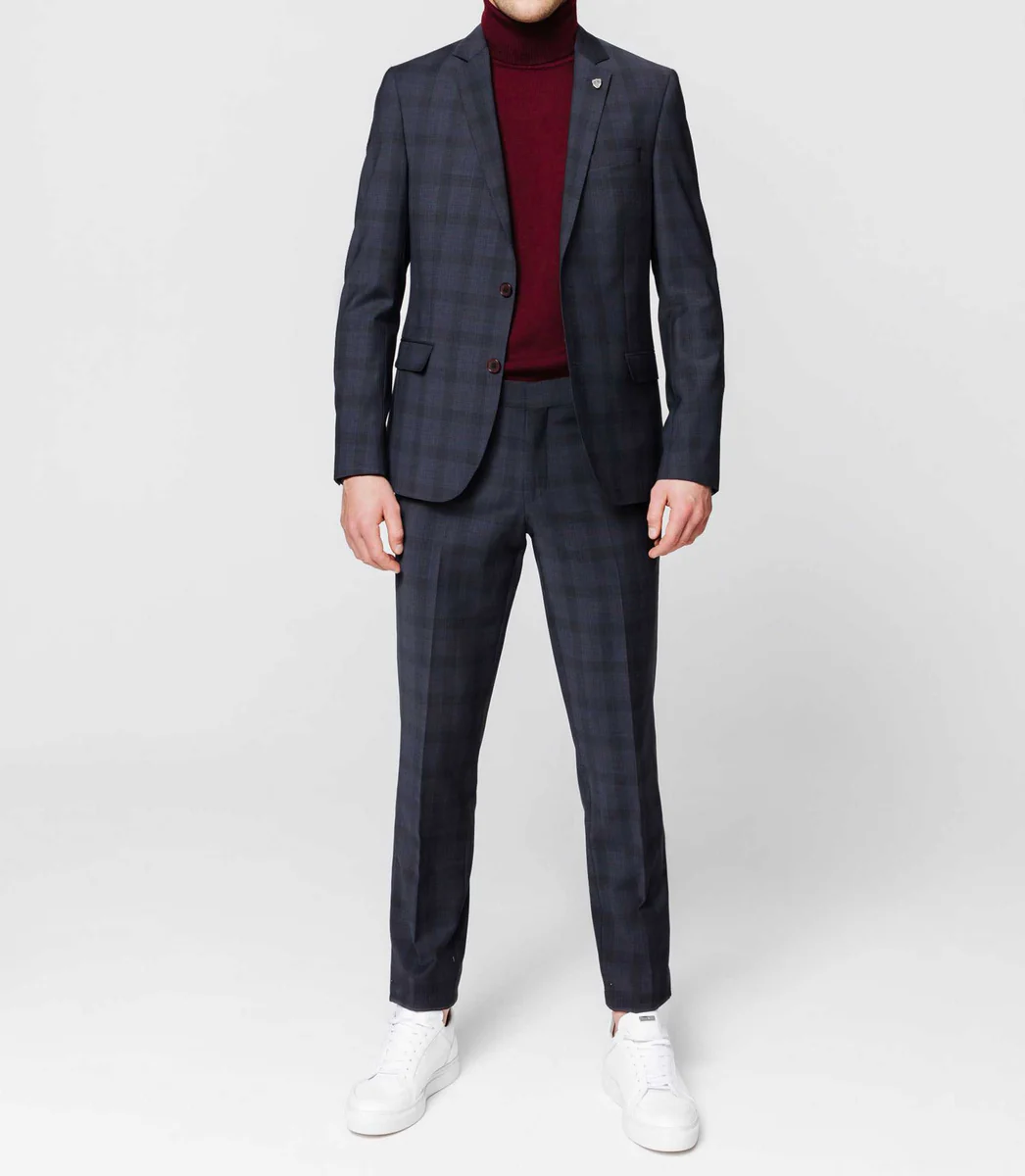 Costume Prince de Galles navy