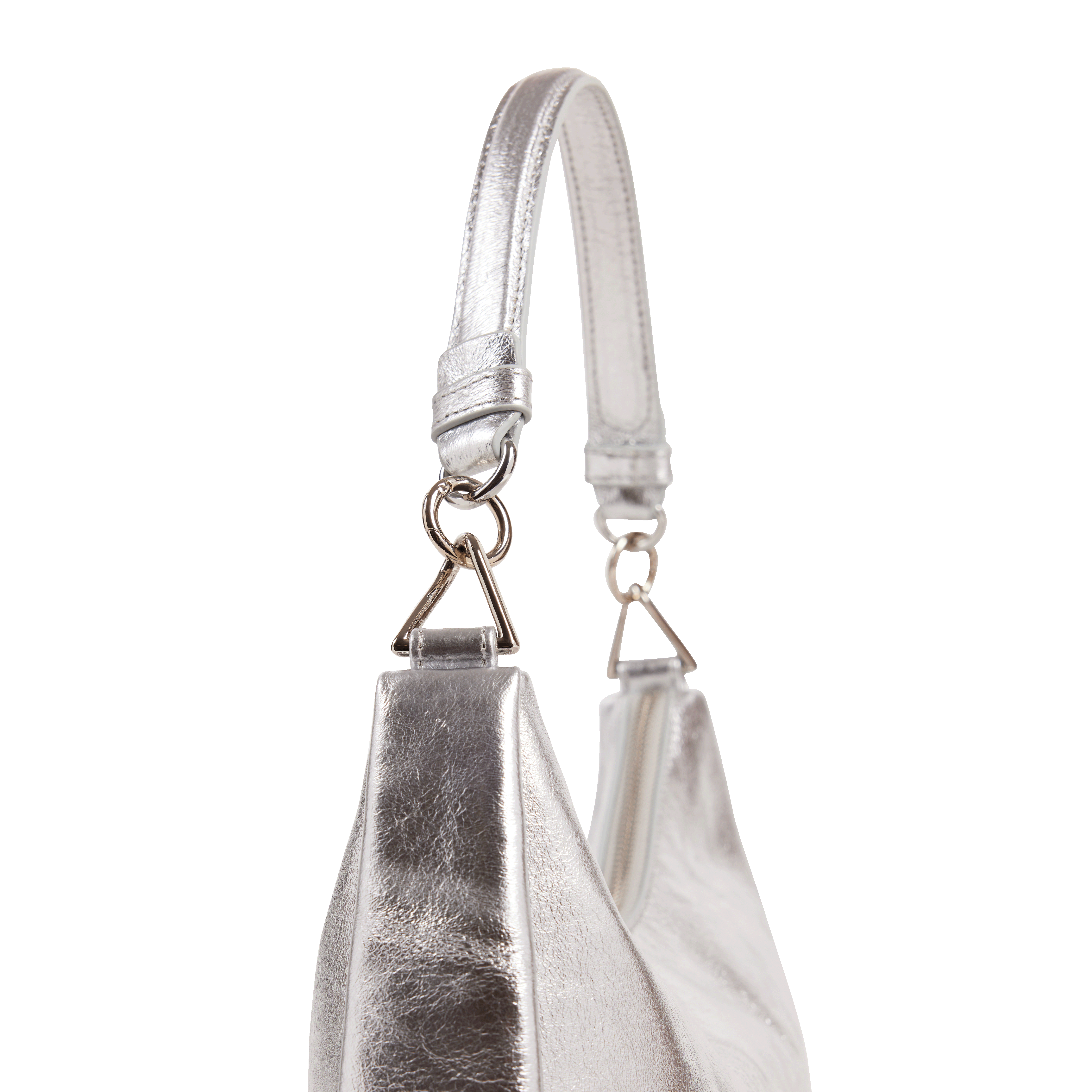 REJINA - Sac à main en cuir | Gris