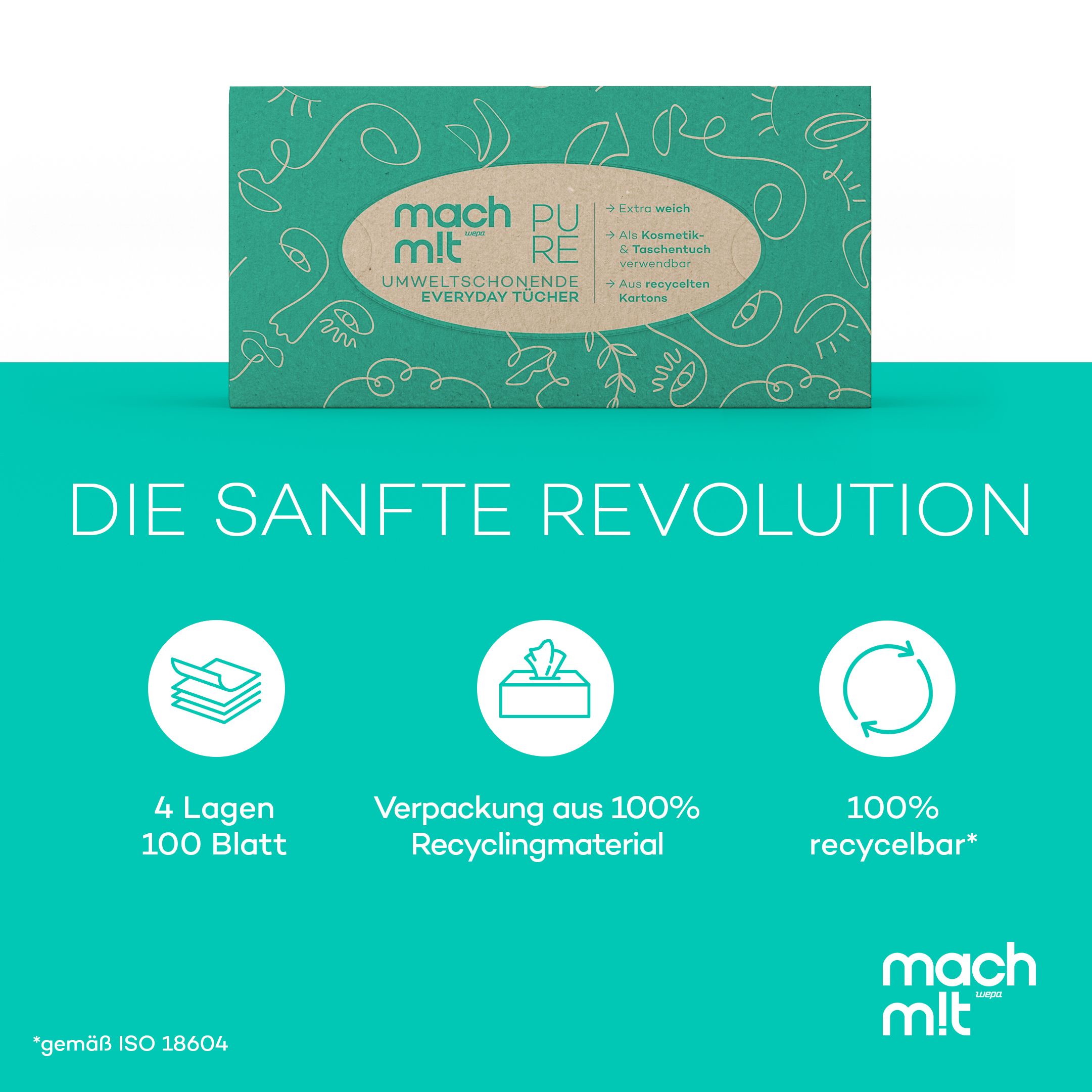 mach m!t PURE Everyday Tücher Box