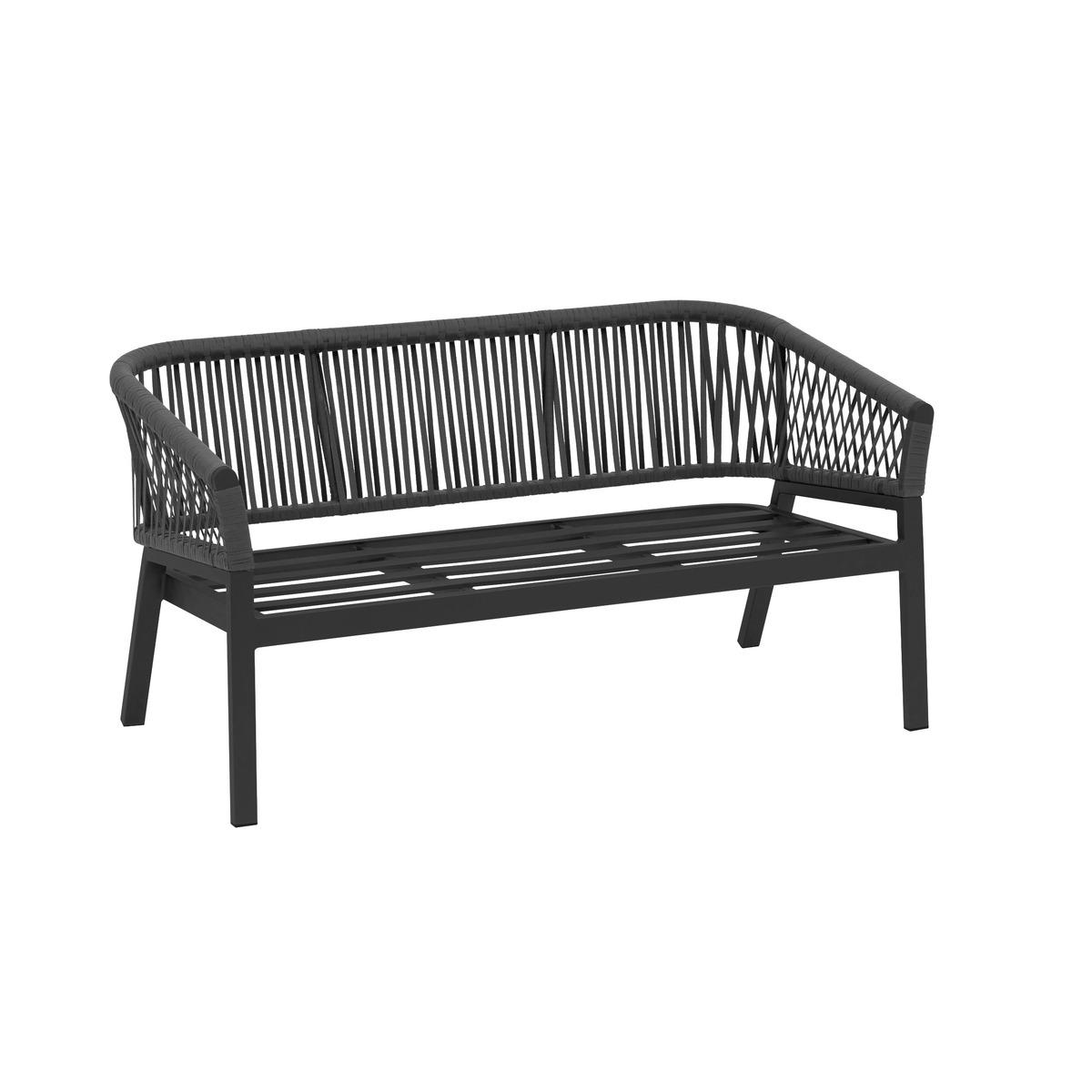 CANAPE ORIENGO ANTHRACITE GRAPHITE 2 PLACES