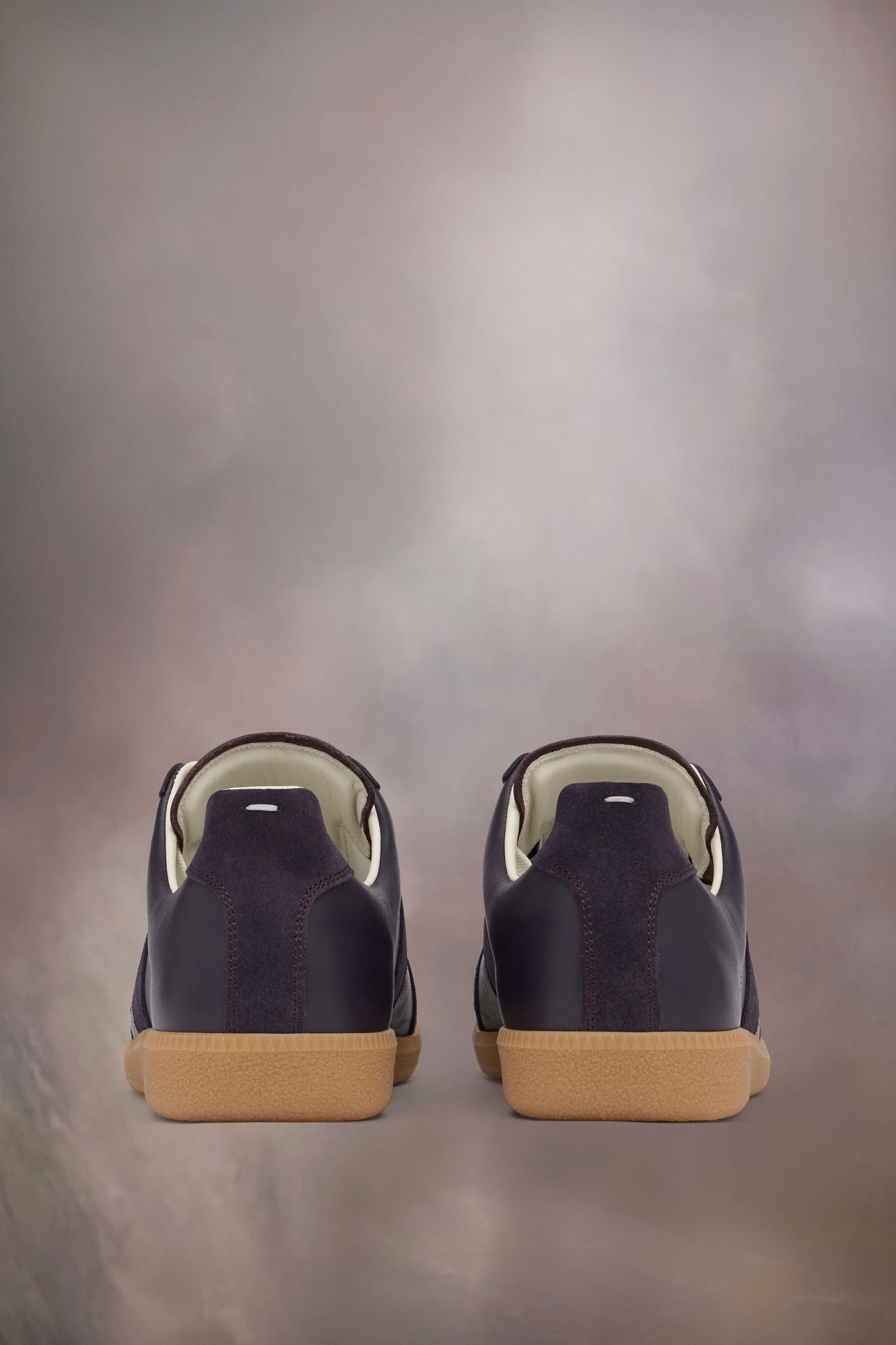 Sneakers Replica en cuir pour femme Aubergine