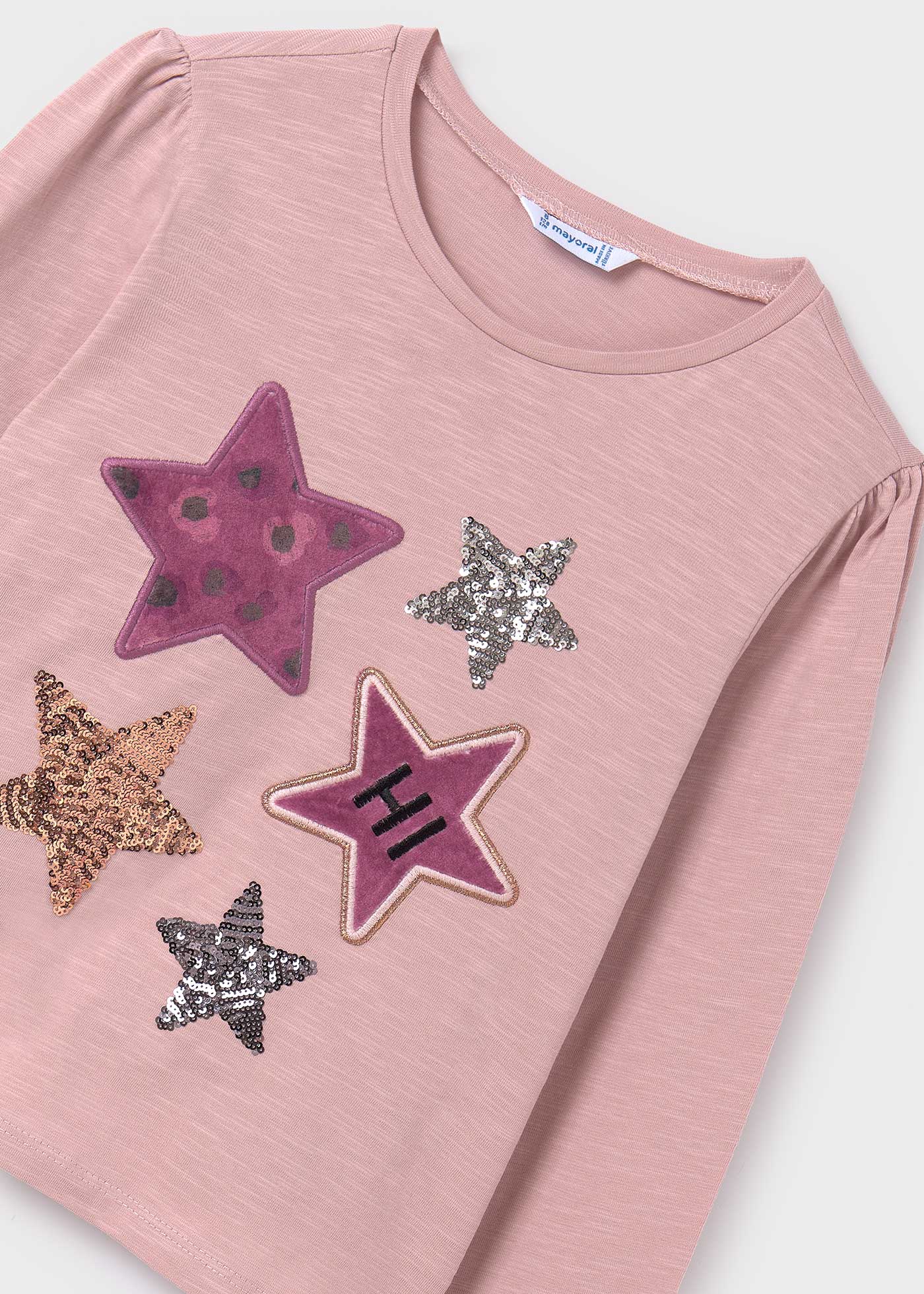 Camiseta estampada Better Cotton para meninas