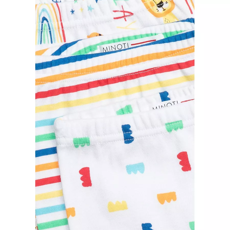 MINOTI 3er-Pack Leggings Weiß