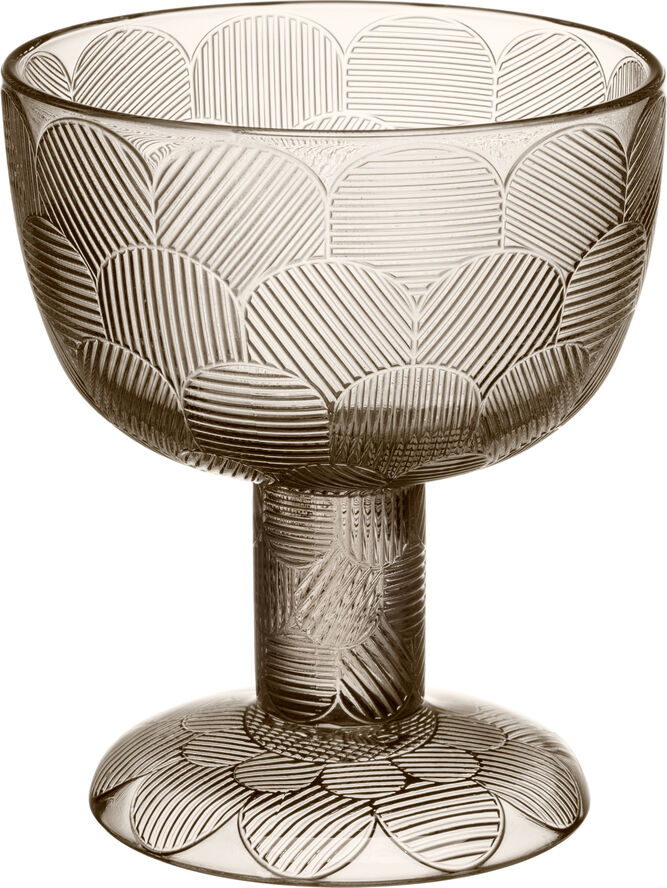 Iittala Miranda skål på fod 14,5 cm- linen Linen