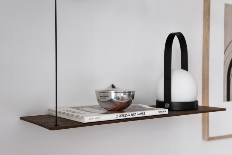 Woud Stedge wandplank 60 white pigmented oak