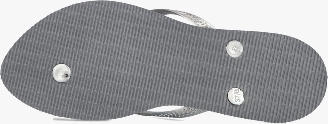 zilveren havaianas teenslippers slim point