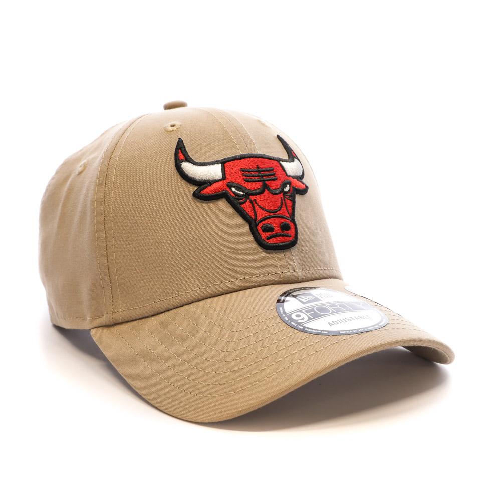 New Era Casquette Beige/Rouge Homme New Era The League Chicago Bulls