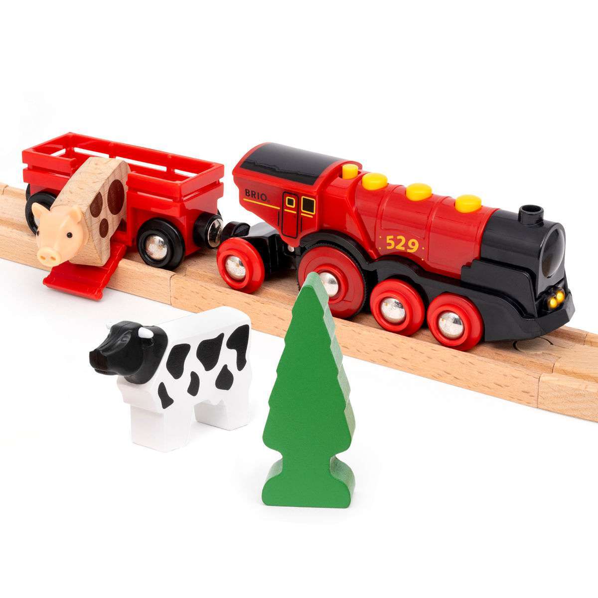 BRIO Spiel Rote Lola Bauernhof Zugset