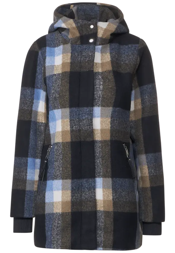 Hoodie Karojacke - gravity blue