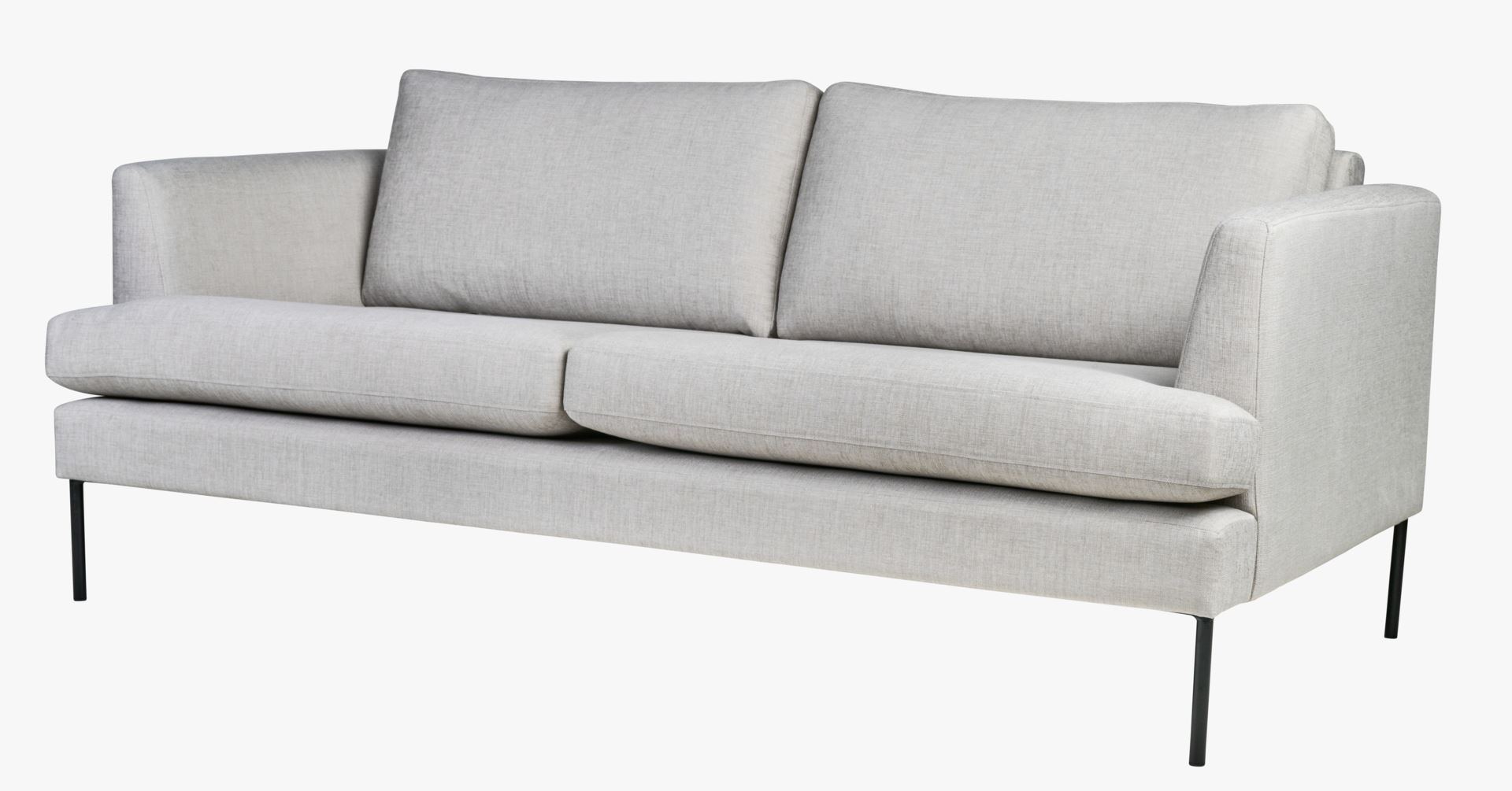 3 seter sofa grå - 189x94x80 cm