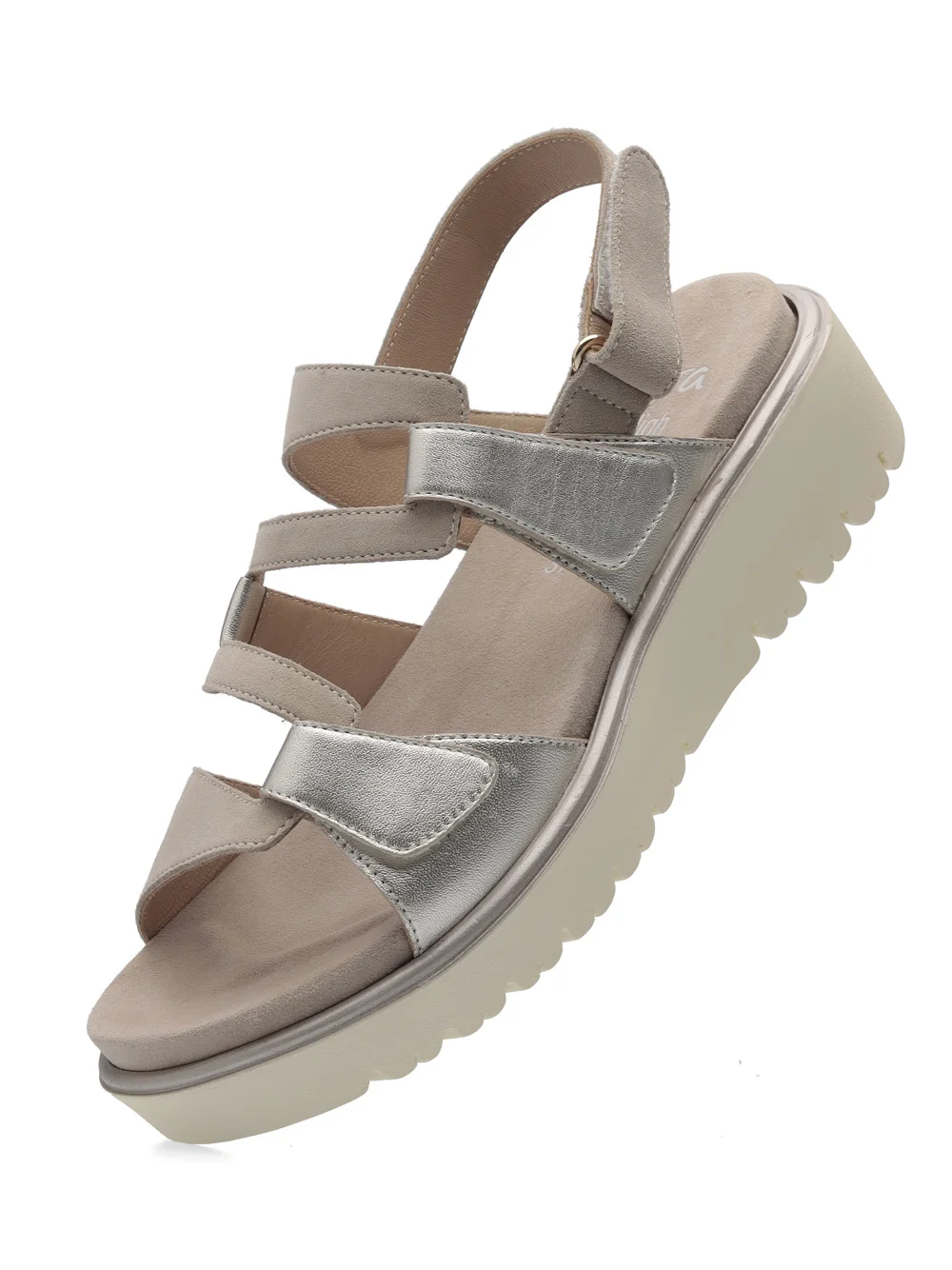 Sandale Bilbao platin sand
