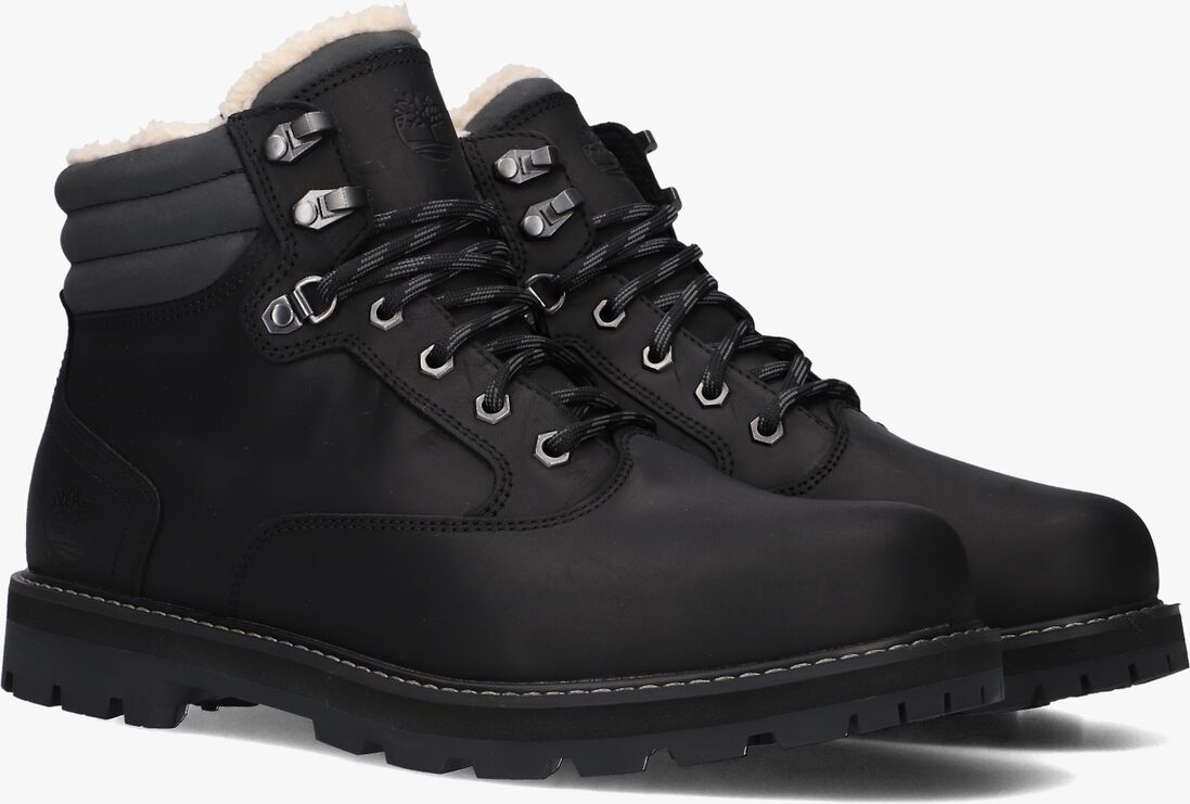 zwarte timberland veterboots britton road mid lace up