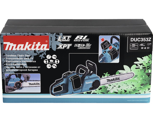 Makita DUC353Z 2x18V (36V) accu kettingzaag zonder accu en lader, 35cm