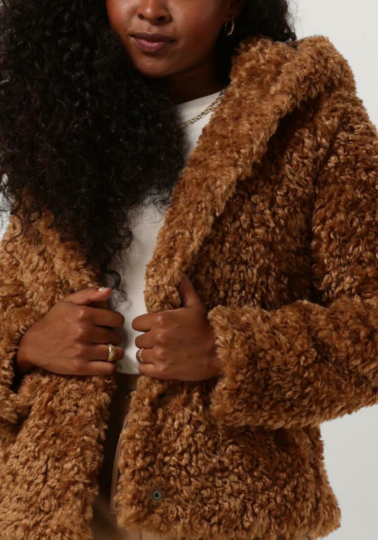 GIACOMO THE JACKET camel giacomo the jacket faux fur jas 6512773