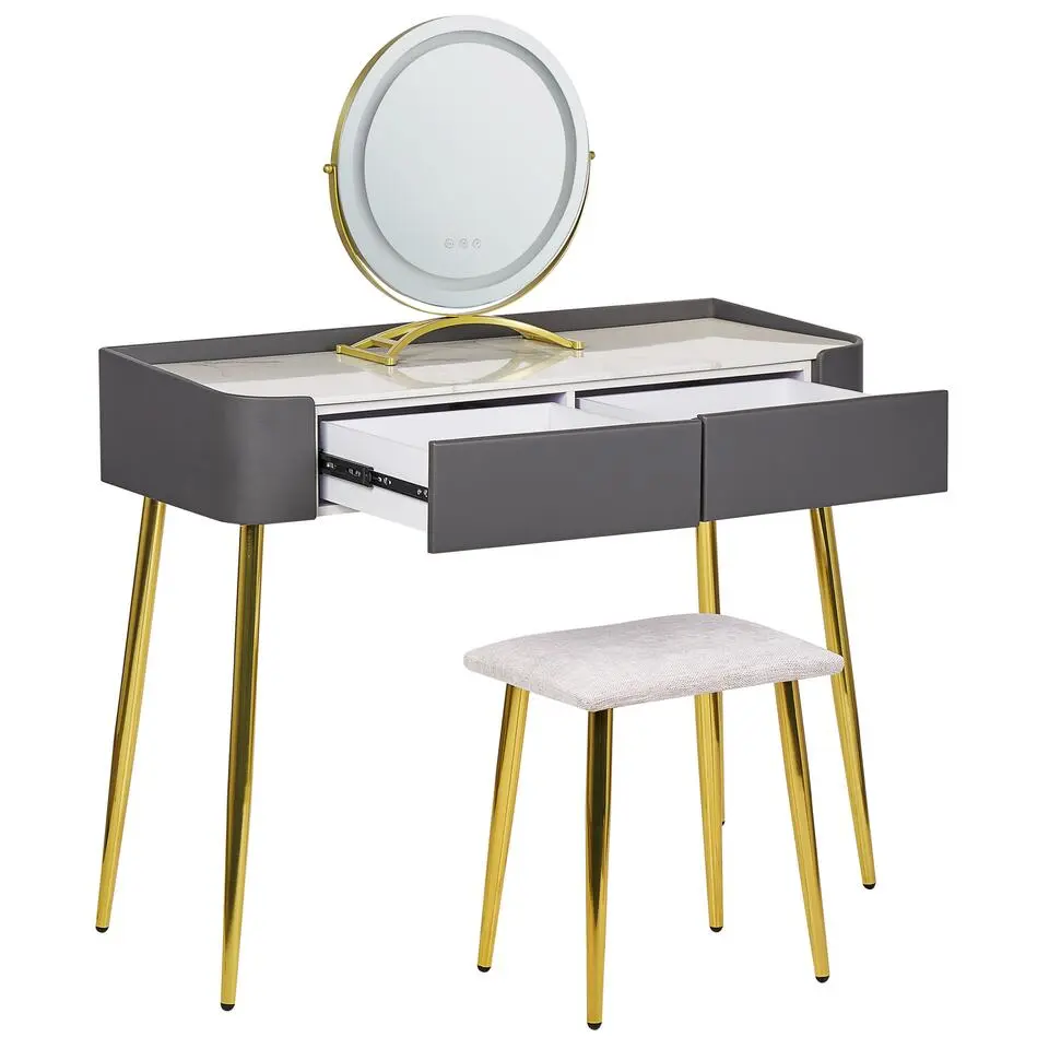 SURIN - Kaptafel - Grijs - MDF