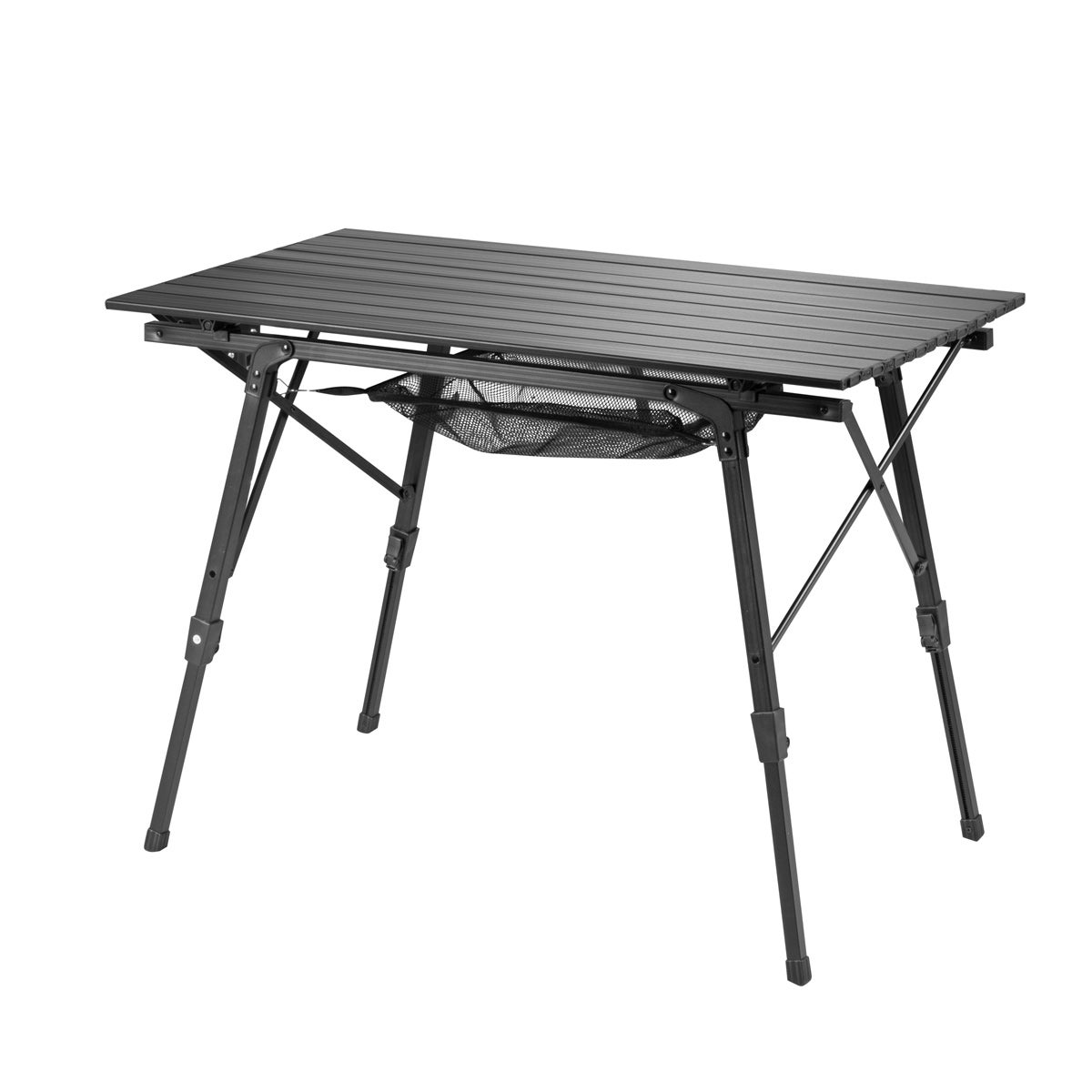 STAHLWERK Campingtafel CT-30 ST Opvouwbare en in hoogte verstelbare aluminium opvouwbare tafel