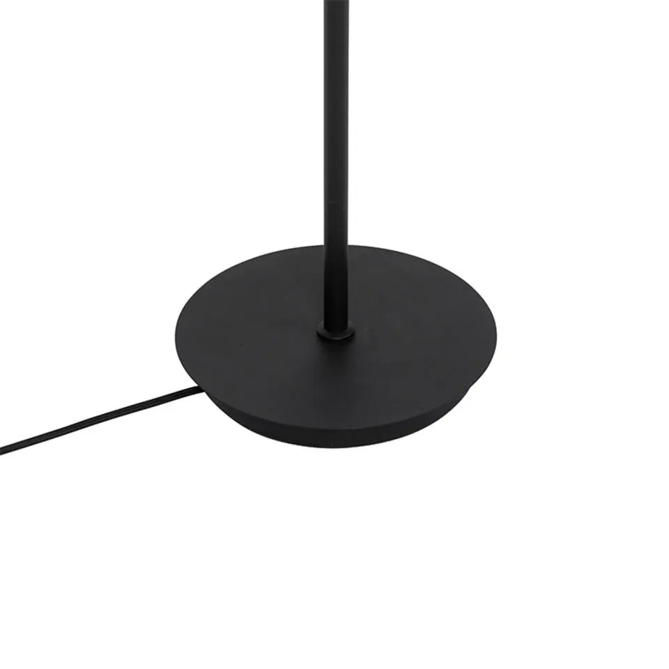 Qazqa vloerlampen athens zwart g9
