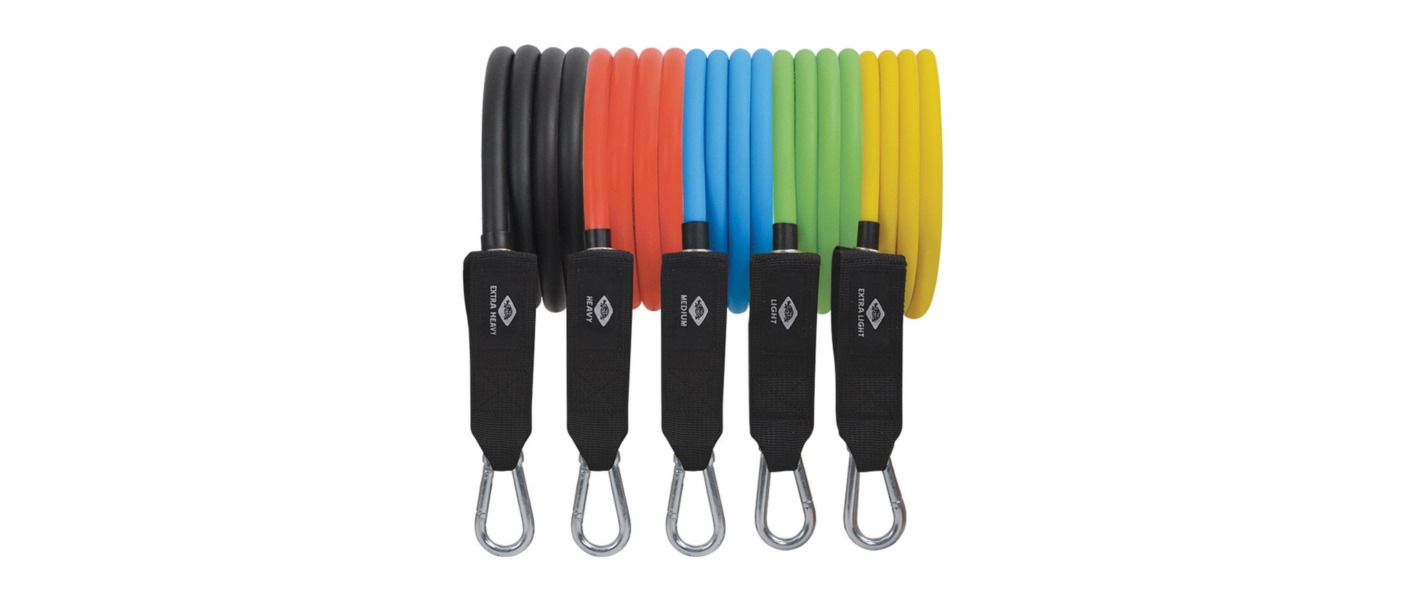 Fitnessband Expander Resistance Tube (5 pcs.)Schildkröt Fitness Expander Resistance