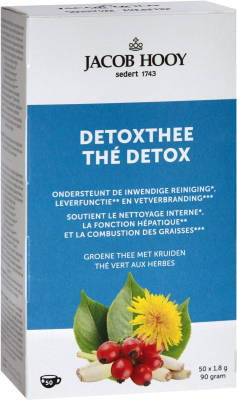 Jacob Hooy Detox theezakjes 50st