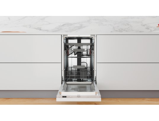 WHIRLPOOL - Lave vaisselle tout integrable 45 cm WSIC3M27C, 45 cm, 6 ème sens, 6 programmes