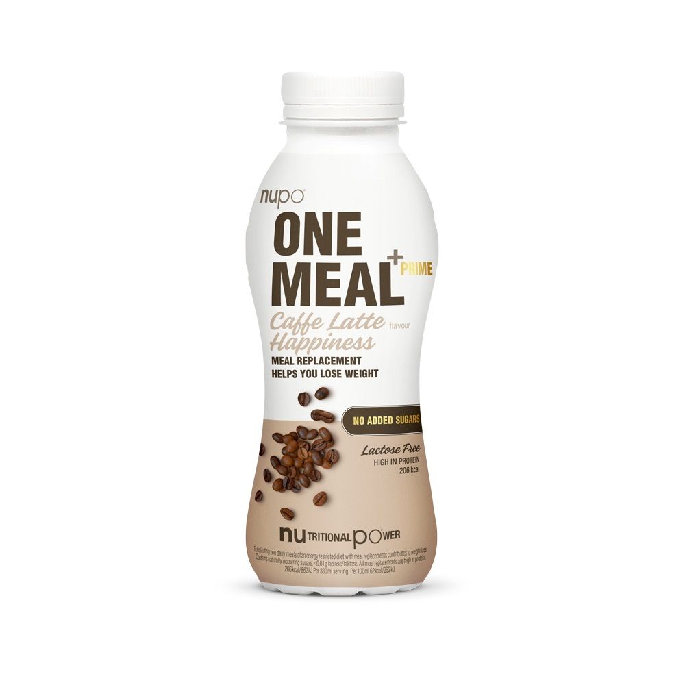 Nupo One Meal Prime Drikkeklar Caffe Latte Happiness