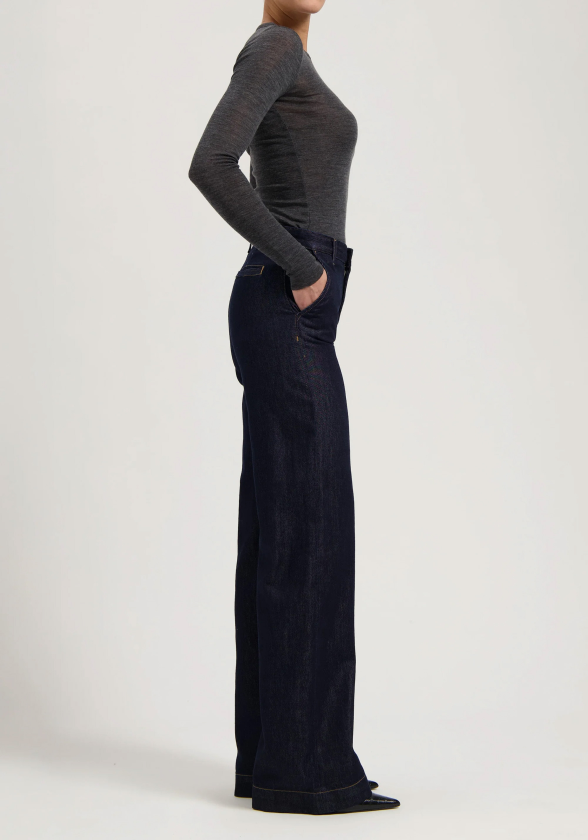 Mud Jeans Damenjeans June Mid Loose Rinse