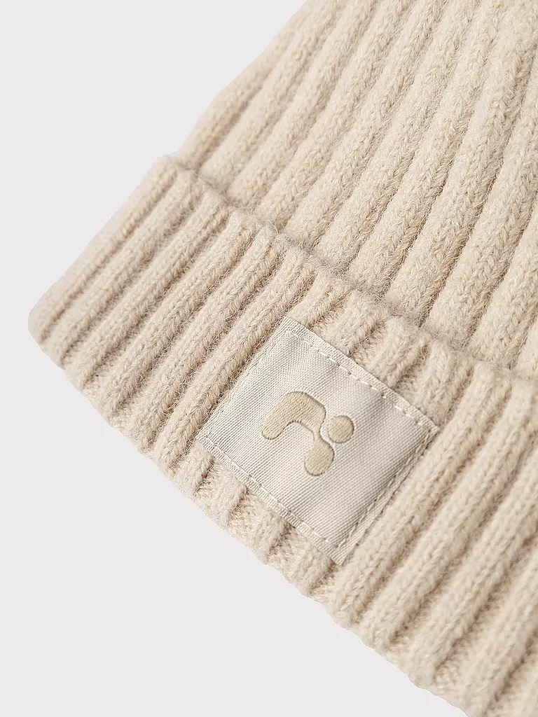 NAME IT Baby Mütze - Haube NBNMIKI beige