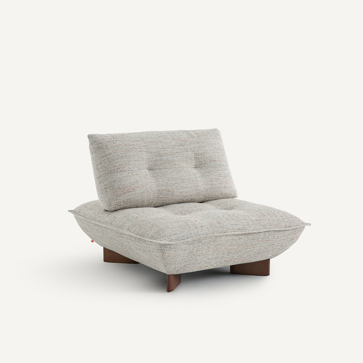 AM.PM<br>Sofá modular em sarja salpicada Kaori