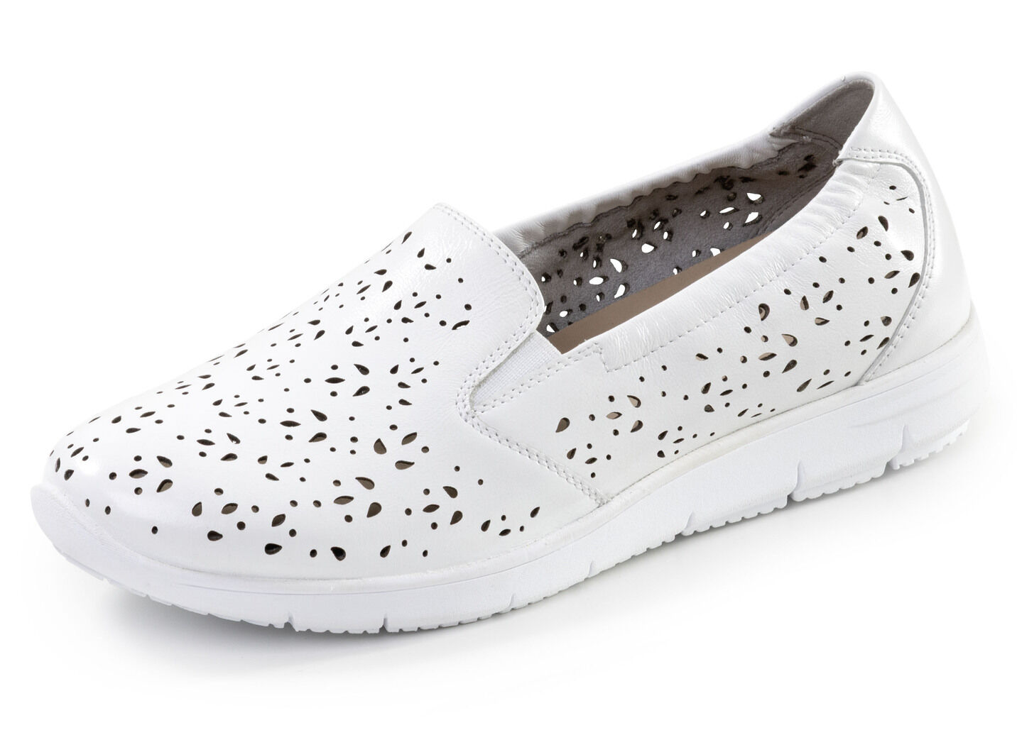 ELENA EDEN, sommerliche Damen-Slipper, Weite G, mit herausnehmbarem Fussbett