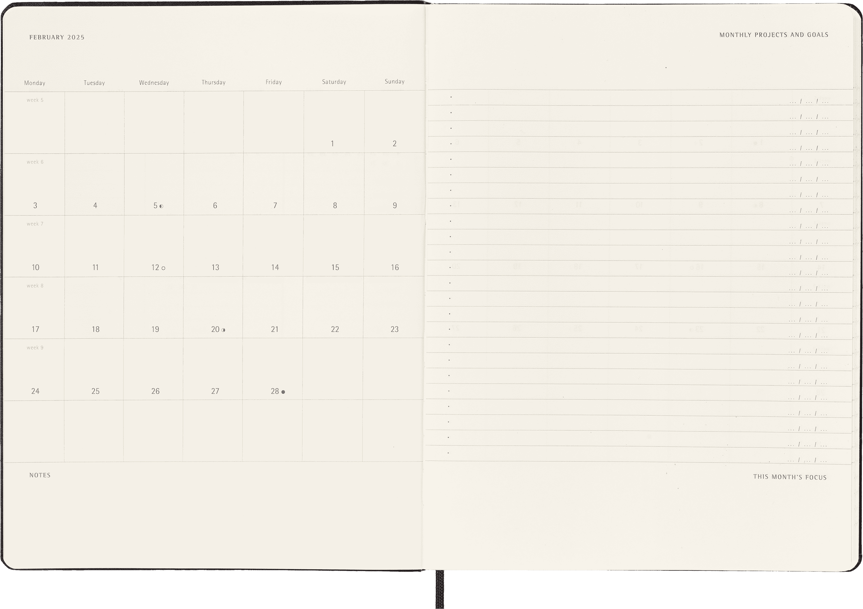 PRO Planner 2025 XL Weekly, hard cover, 12 months