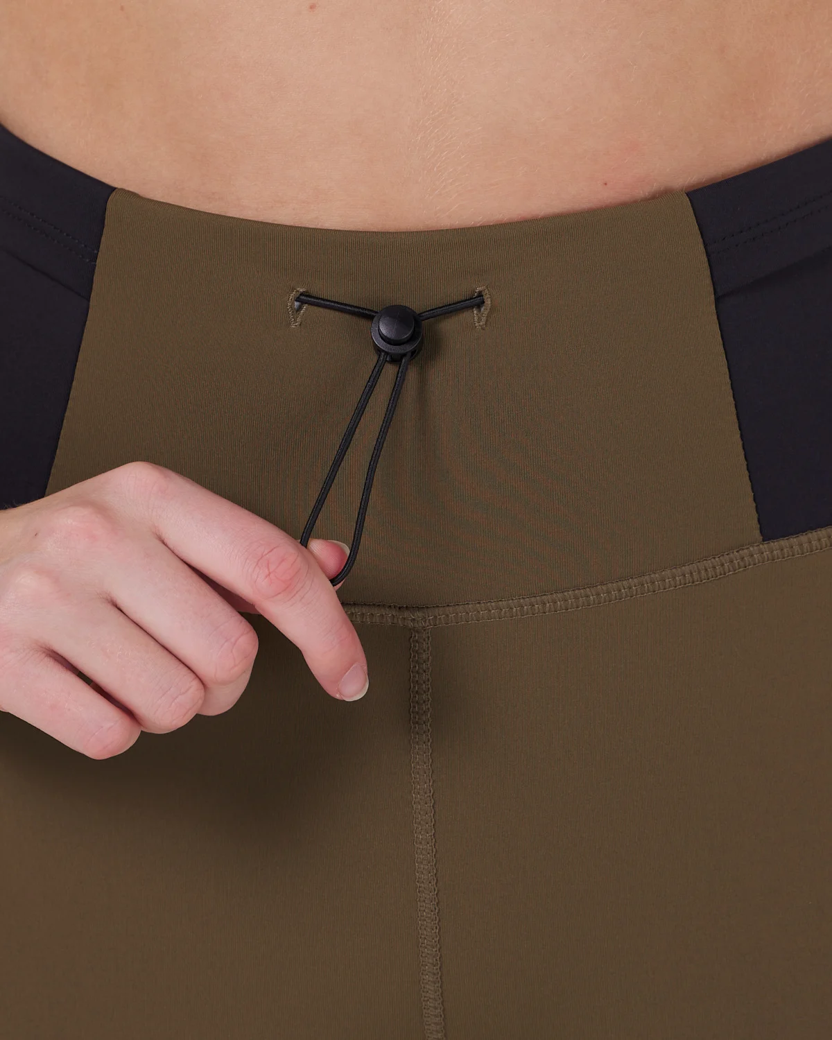 LEVITY Future Trail Tech Tights Forest Green