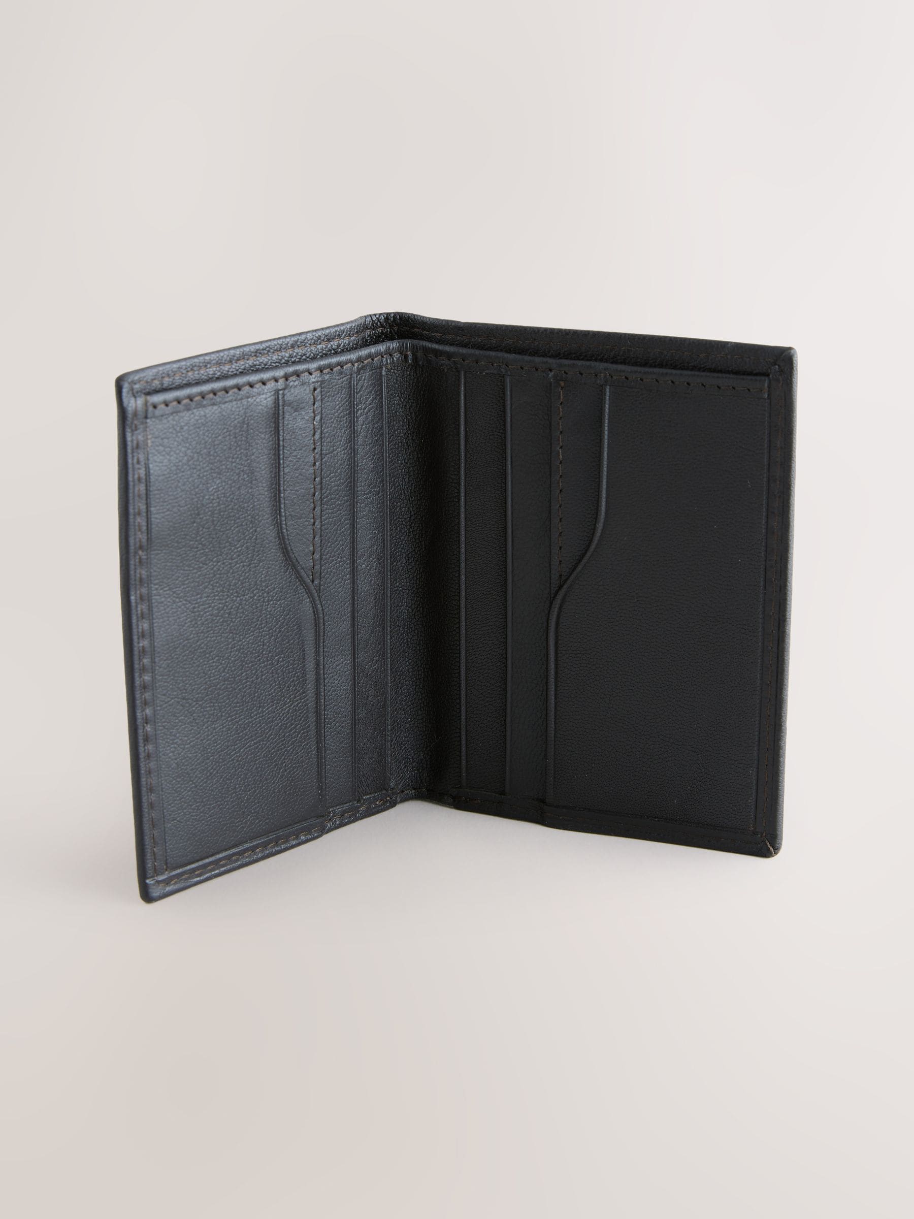 Chocoladebruin - Mini Bifold Cardholder Wallet