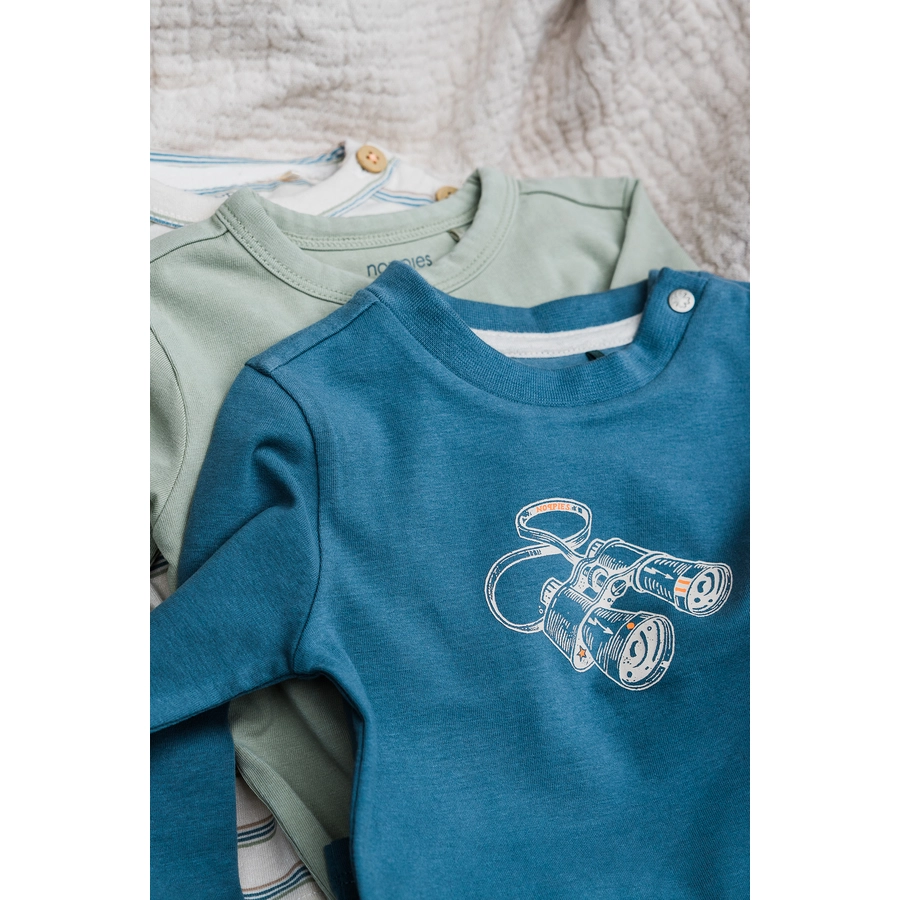 Noppies Langarmshirt Biscoe Blue Mirage