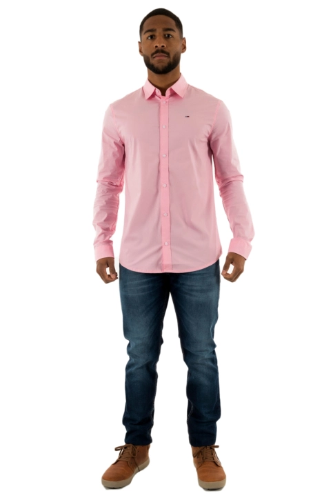 Chemise tommy jeans dm0dm04405 tpf pink sugar
