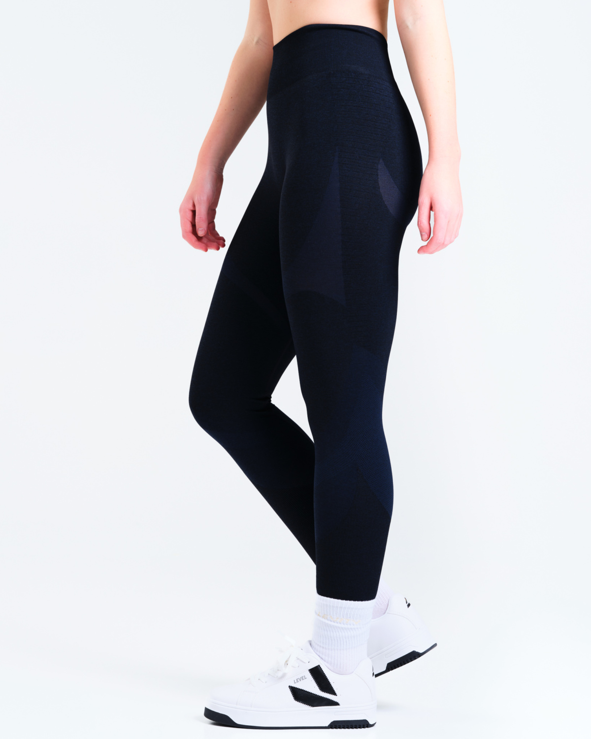 LEVITY Solar Seamless Tights Blue Navy
