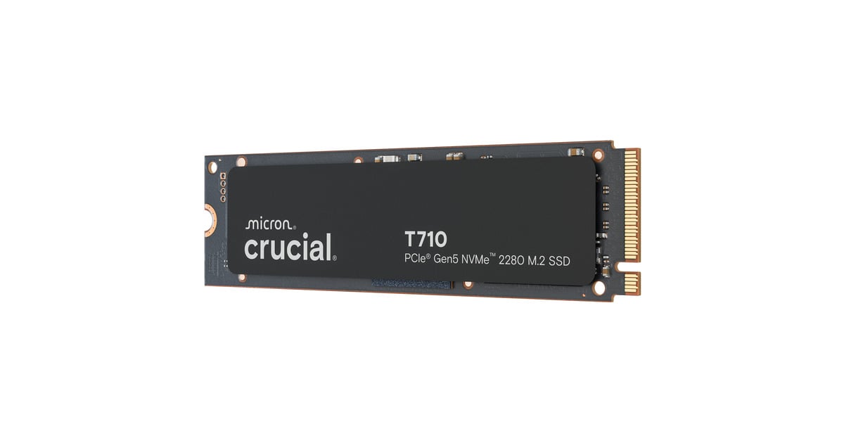 CrucialT710 2 TB SSD  (PCIe 5.0 x4, NVMe 2.0, M.2 2280)
