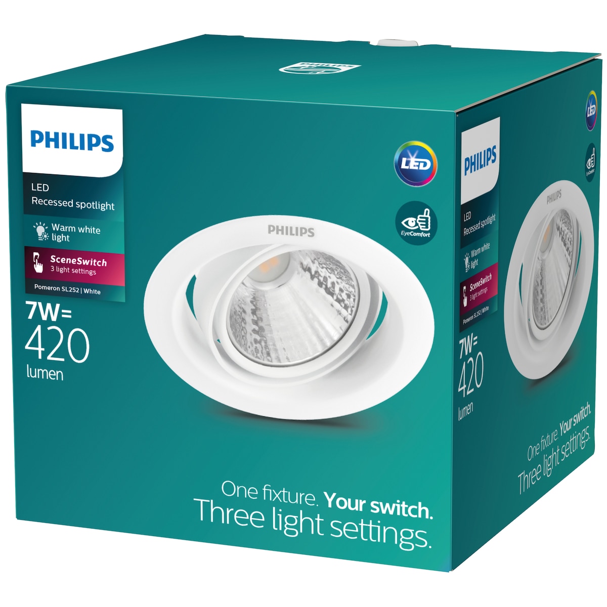 Philips Pomeron Ceiling spotlys 7W