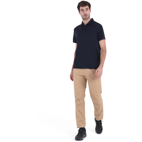 Polo randonnée ICEBREAKER M MERINO 150 TECH LITE III SS POLO MIDNIGHT NAVY