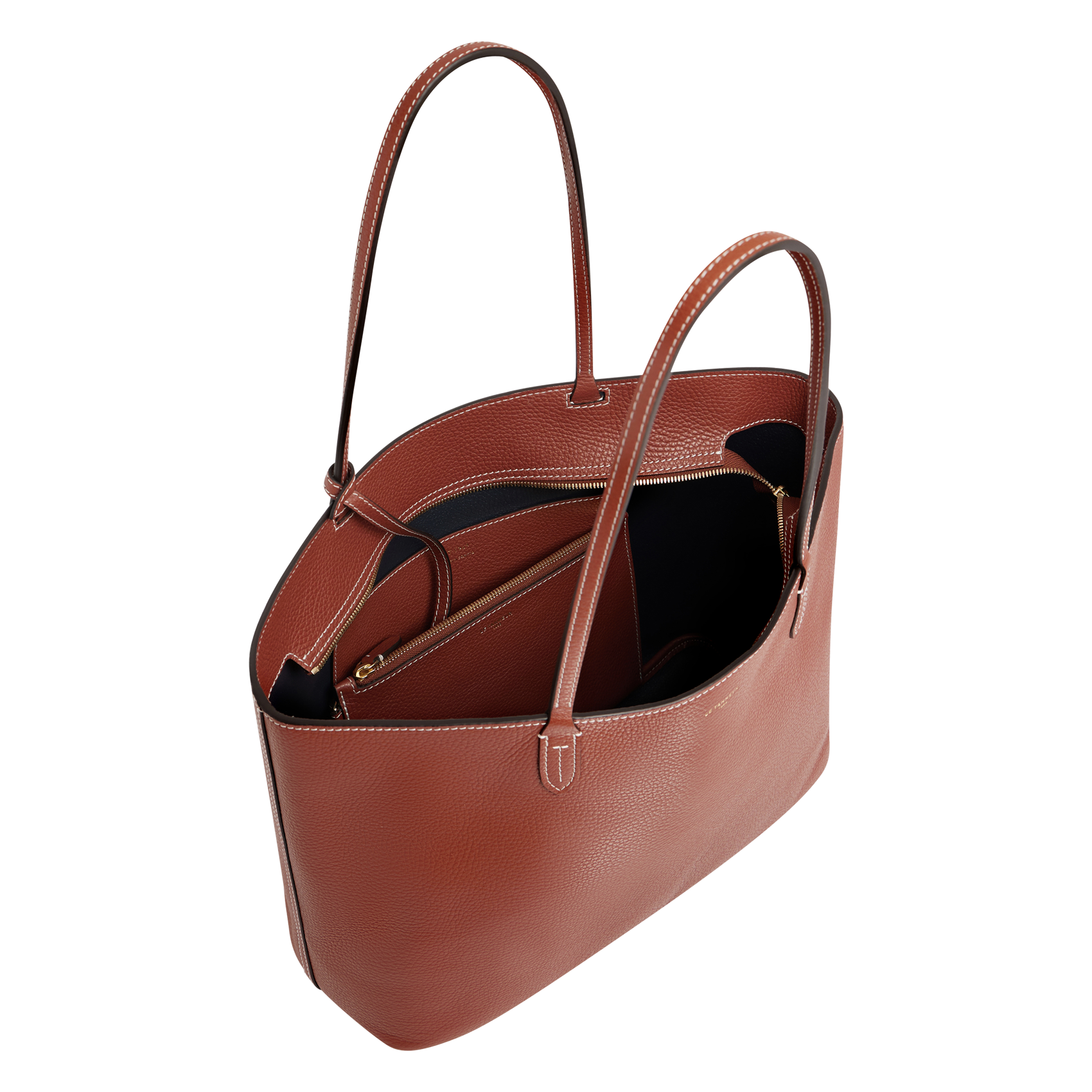 LOUISE - Sac porté épaule en cuir grainé | Multicolore