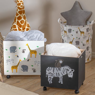 Cloudberry Castle Oppbevaringskasser 2-pack Safari