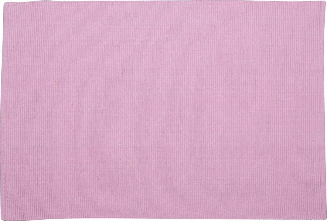 Linen & More placemats en servetten Ollie roze 8 delige-set